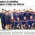 Pompiers d'Alby sur Chéran