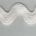 Croquet de coton blanc 25 mm