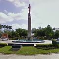 Rond-point à Nuevo Laredo (Mexique)
