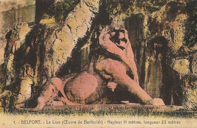 Pour les éditeurs nationaux, le Lion de Belfort is the Number One too ! 