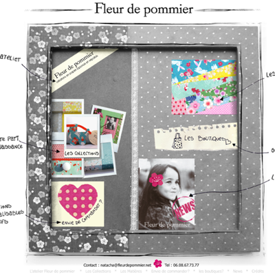Fleurdepommier.net / web design*