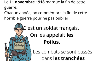 Samedi sera jour de commémoration. Je vais