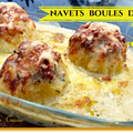 Gratin de navets à la poulette 