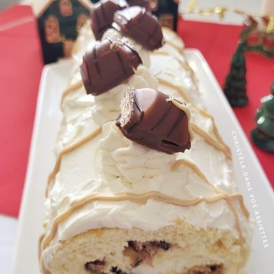 Bûche mascarpone et Bueno 