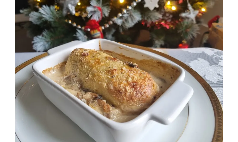 Quenelles aux cèpes sauce aux champignons 
