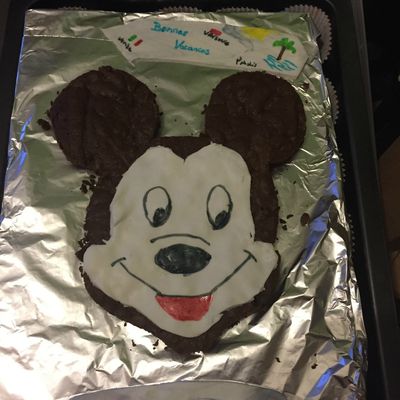 Mickey, gâteau pour l'école juin 2015