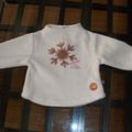 Pull Polaire blanc Disney Baby 3 Mois winnie l'ourson (Claire)