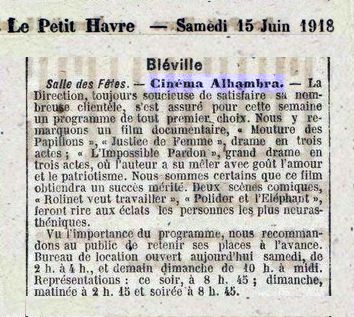 Le Havre Cinéma Gaumont Pathé Lecesne reconstruction Perret star Apollo Grillon Alhambra, Sirius Vox Rex Scala Royal Rio Réau Paris Sainte Adresse Lido  Normandy