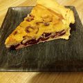 Tarte aux cerises et aux amandes