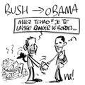 bush -> obama