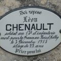 CHENAULT Léon (Luçay le Libre) + 03/12/1915 Marbotte (55)