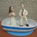Figurine à gateau pour un mariage