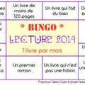 bingo lecture pour tous en 2019 !