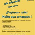 Halte aux arnaques ! une conférence à Saint-Gence vendredi 1er avril 2016