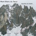 Mont Blanc du Tacul : Traversée des Arêtes du Diable, 4248m, +1200m, D+, IV, P3, 5c