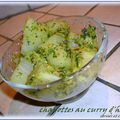 CHAYOTES AU CURRY D'HERBES 