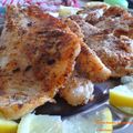 Filets de Daurade en croute d'Origan, Thym et Fenouil