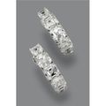 Pair of diamond earclips