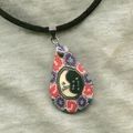 PENDENTIF GOUTTE LUNE 3 CM