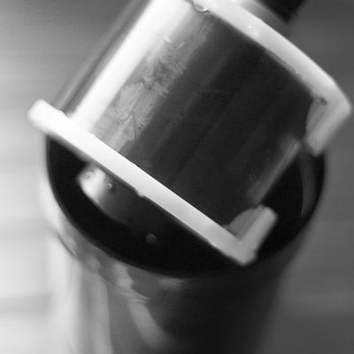 Tri-X développée...mais pas assez...fixée !