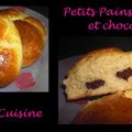 PETITS PAINS AU LAIT ET CHOCOLAT