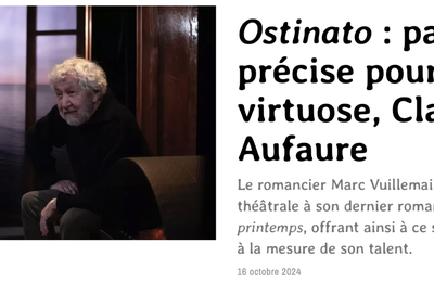 Ostinato : Marie-Céline Nivière dans l'Oeil d'Olivier