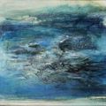 Zao Wou-ki (né en 1921) Composition en bleu, 1965