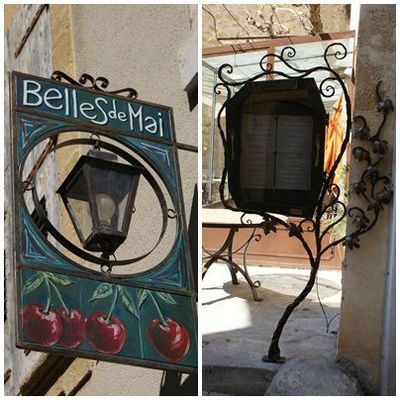 Enseigne à l'ancienne.