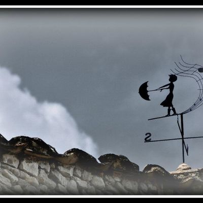 la fille au parapluie