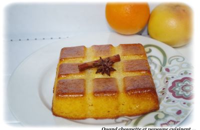 GÂTEAU A L'ORANGE, PAMPLEMOUSSE ET EPICES