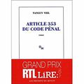 "Article 353 du code pénal" de Tanguy Viel * * * * (Ed. de Minuit ; 2017)