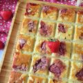   Fondant fraises, skyr et amandes 