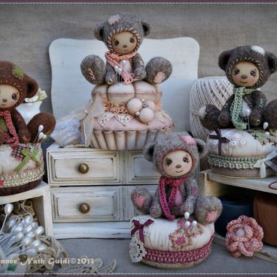 Un peu de shabby pour l'atelier couture !