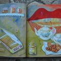 Artjournal et gribouillages # 4, 5 et 6 : passions, été et gourmandises