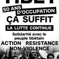 Affiche TIBET 50 ans d'occupation, ça suffit !