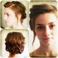 Chignon torsadé pour Elo