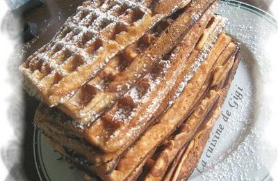 gaufres aux biscuits roses de Reims