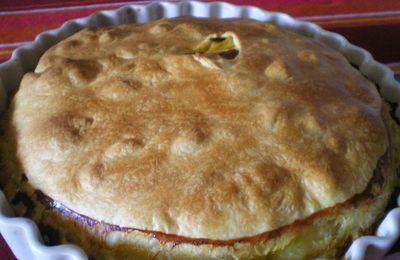 Tourte du soleil aux légumes d'été, un peu montagnarde