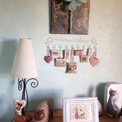 Cadeaux brodés, nouvelle déco 