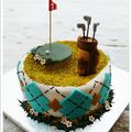 Design Cake Parcours de Golf pour l'anniversaire de mon p'tit frère !