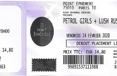 Petrol Girls - Vendredi 14 Février 2020 - Point Ephémère (Paris)