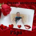 Anniversaire de mon papa....