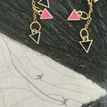 Boucles d'oreilles petits triangles