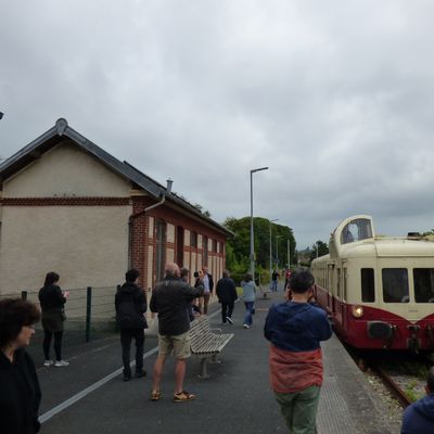 Autorail Picasso en gare de Houlgate le 2 juin 2024