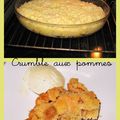 Crumble aux pommes