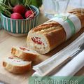 Baguette farcie au roquefort