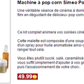 Machine à Popcorn Simeo Pop FC650 – un cadeau proposé par Prizee