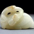 Crane with Peaches, Qing dynasty (1644-1911)