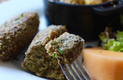 Croquettes de cèpes au tempeh