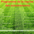 PROGRAMME DE REPRISE